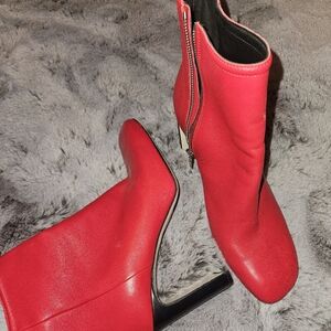 Red Women's Ankle Boots size 10